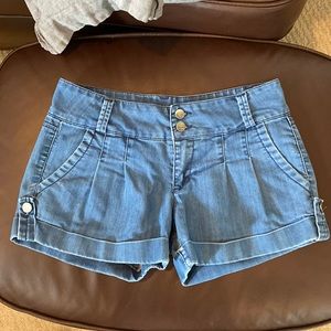 Harper blue jeans shorts, size 27